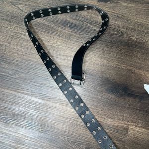 Black unisex belt